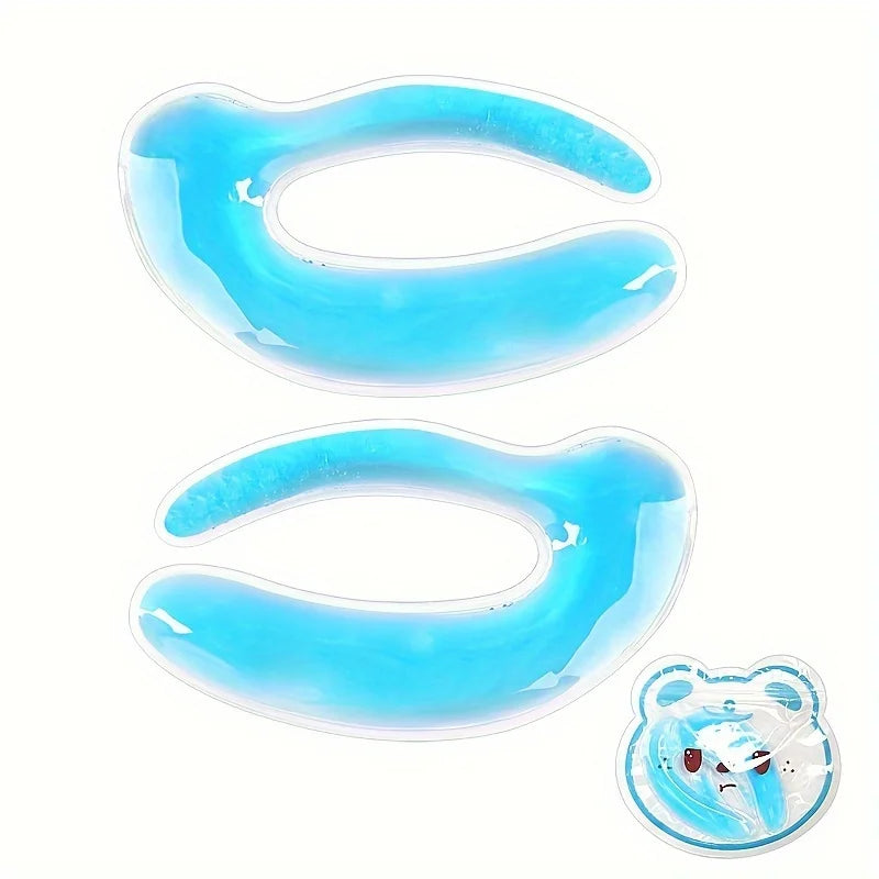 Reusable Hot & Cold Gel Eye Mask for Puffiness & Dark Circles